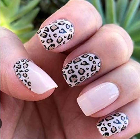 *Retired* Color Street: Trend Spotted | Leopard Print Animal Neutral Beige Nude - Picture 8 of 12